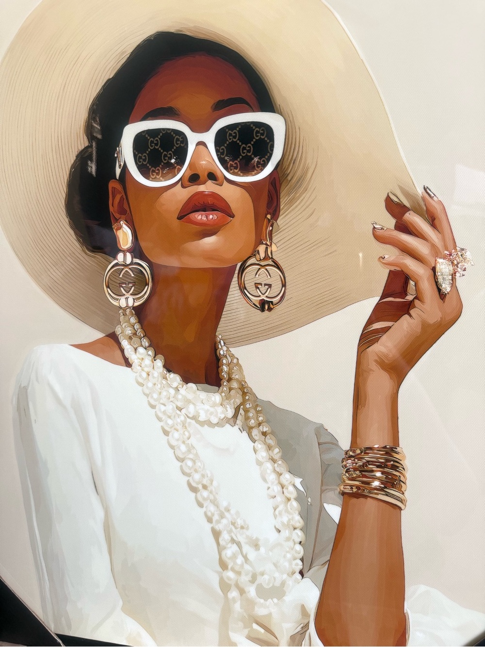 “Basking in Her Glam” Wall Art - Picture 4 of 4